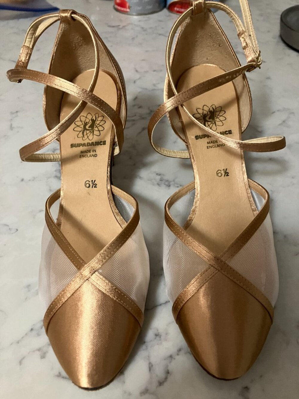 Supadance Ballroom Dance Shoes, Closed Toe, size 6.5 UK (8.5 US)